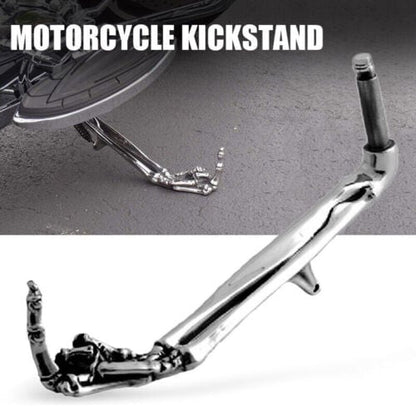 Skeleton Paw With Middle Finger Motorcycle Kickstands