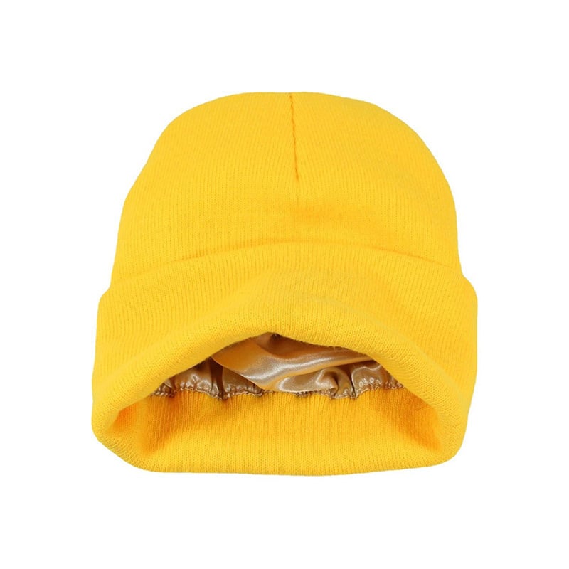 🎊Cyber Monday Deal!🎉Satin Lined Knit Beanie Hat
