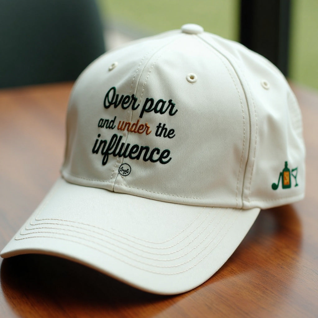 ⛳ Funny Golf Trucker Hat – Over Par and Under the Influence