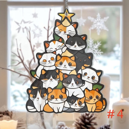 🔥🔥LAST DAY BIG SALE--Acrylic Cat Tree Suncatcher Ornament