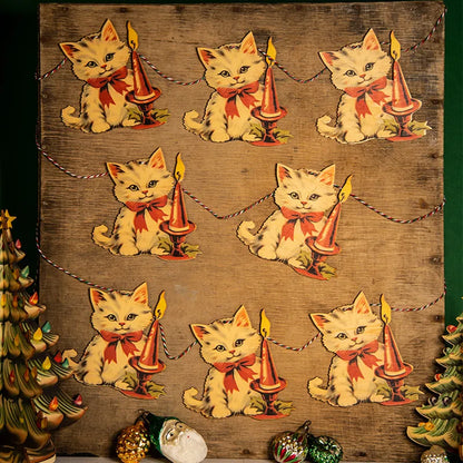 🎄Christmas Vintage Bunting Wooden