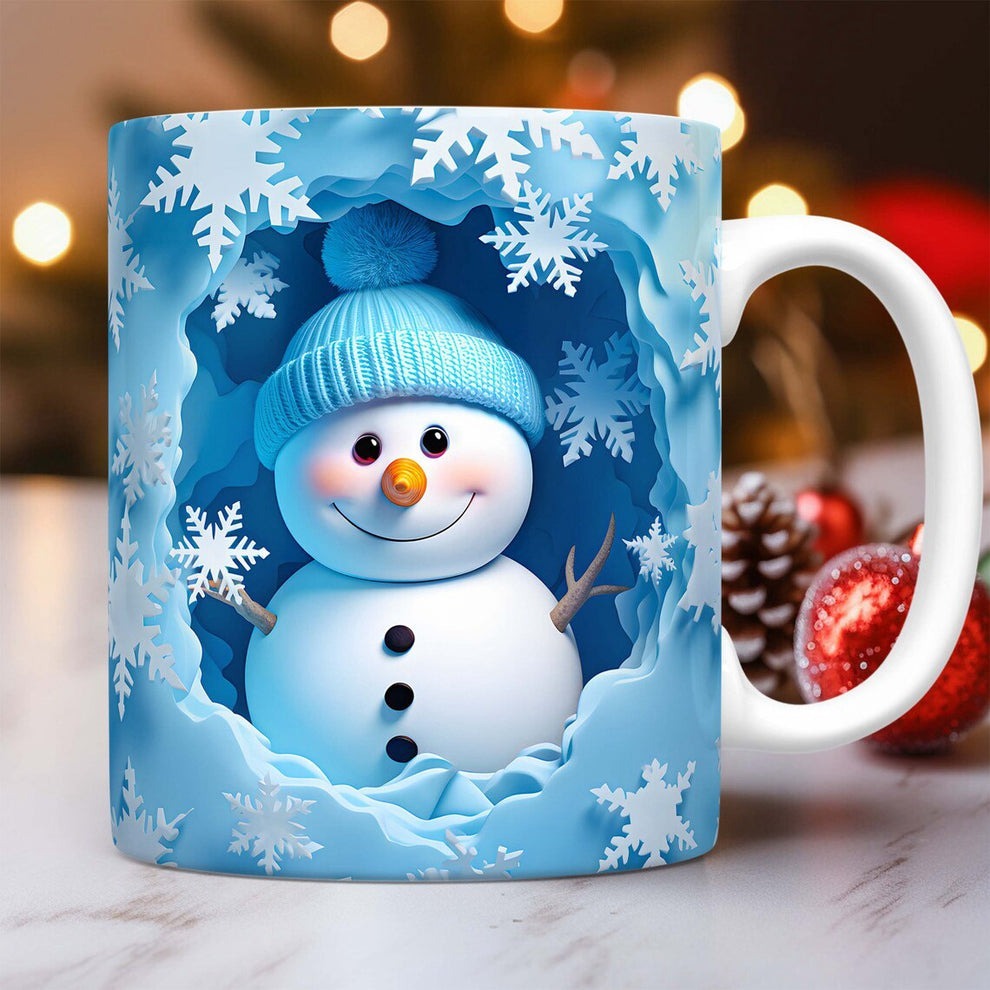 3D Christmas Creative Mug