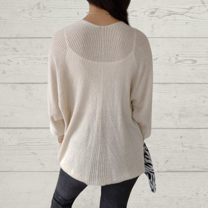 Thread 3/4 Sleeve with Pockets Cardigan
