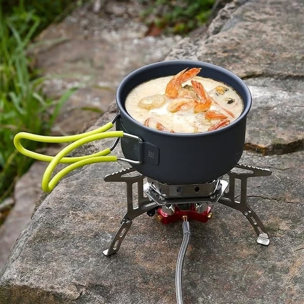 🔥Camping Outdoor Windproof Gas Burner
