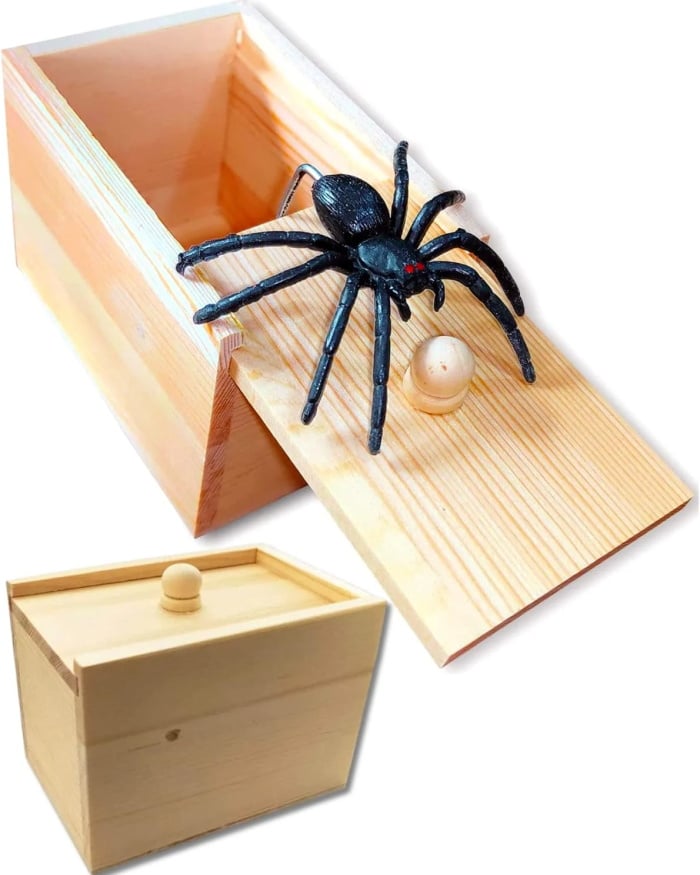 🔥Last Day Sale-🤣Super Funny Crazy Prank Gift Box Spider🕷️