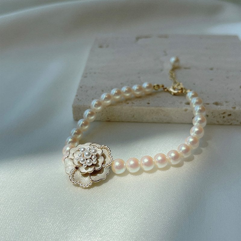 🔥LAST DAY 49% OFF-💗elegant pearl camellia necklace
