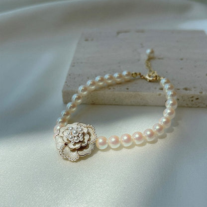 🔥LAST DAY 49% OFF-💗elegant pearl camellia necklace