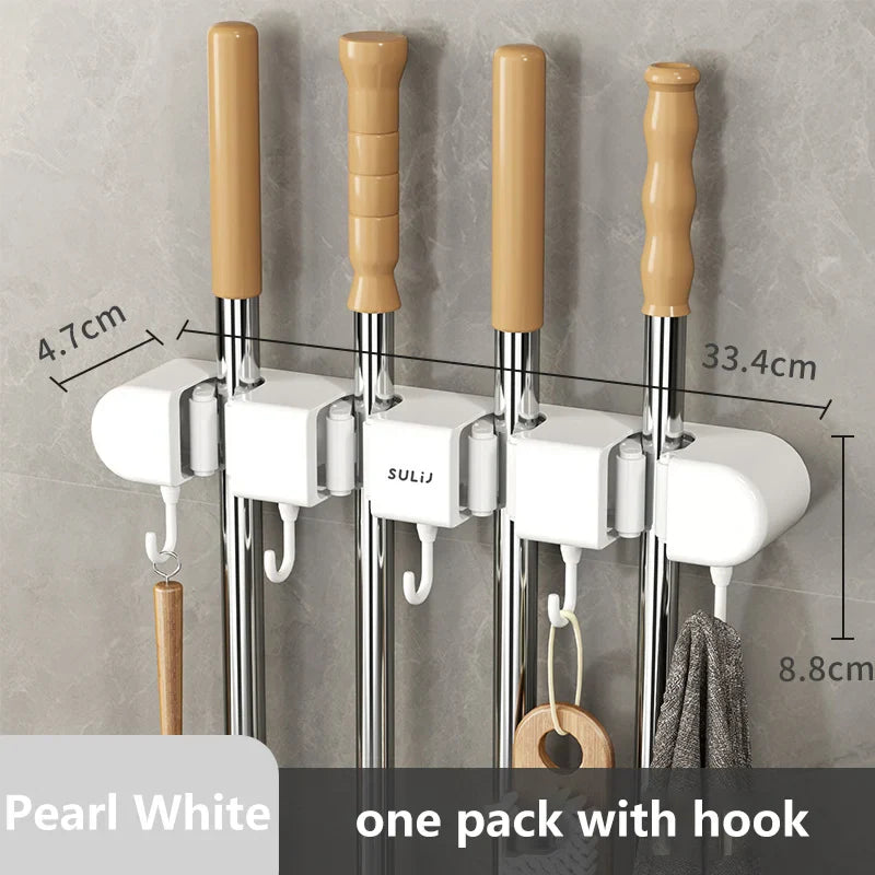 💖 Multifunctional Mop Holder with Hook