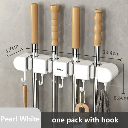 💖 Multifunctional Mop Holder with Hook