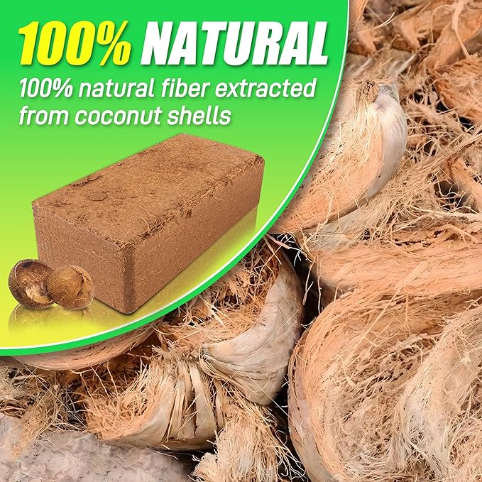 🔥Seasonal promotion- 49% OFF🔥-Premium Organic Coconut Coir Bricks for Plants（Collected from Pacific island countries）🥥