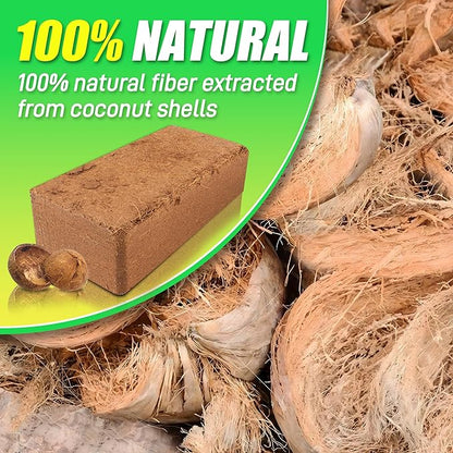 🔥Seasonal promotion- 49% OFF🔥-Premium Organic Coconut Coir Bricks for Plants（Collected from Pacific island countries）🥥