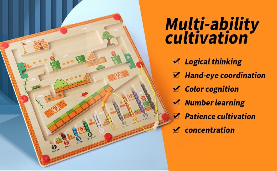 Magnetic Maze Challenge -the fastest speed reaches the end