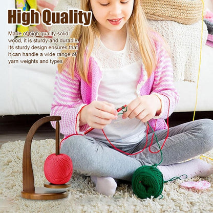 (🎅Xmas Sale 49% OFF🎄) Wooden Yarn Spool Rack