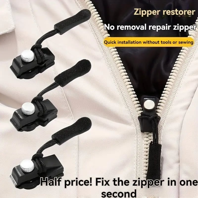 🔥Last Day 49% OFF🔥Universal Zipper Repair Kit Quick Fix Slider