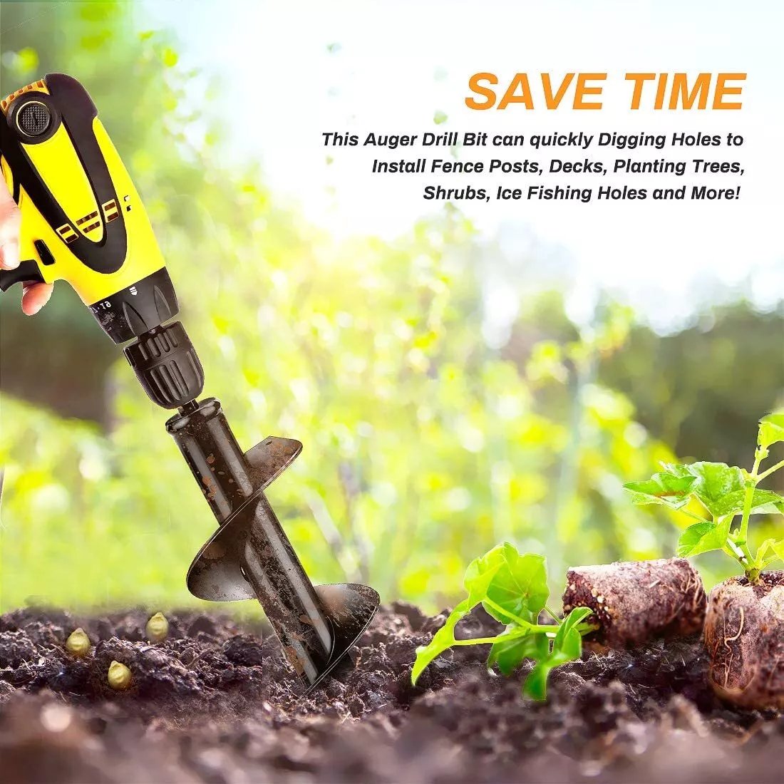 🔥Last Day 49% OFF✨Garden Auger Bit