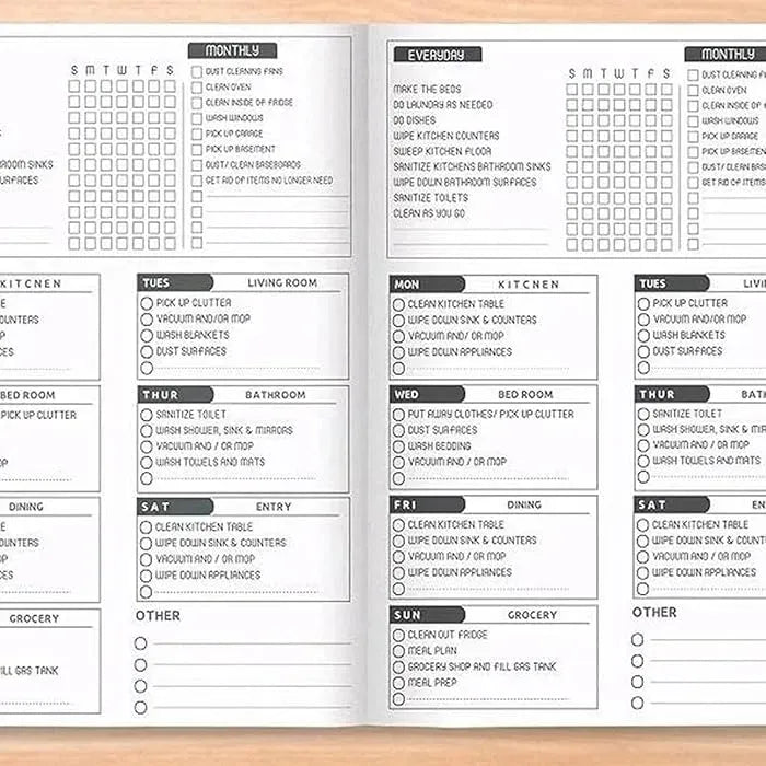 📔Bill Payment Management, Cleaning Schedule Manual