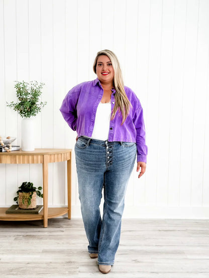 📢New Exclusive Flash Sale 49% OFF💕Mid Rise Button Fly Bootcut Jeans