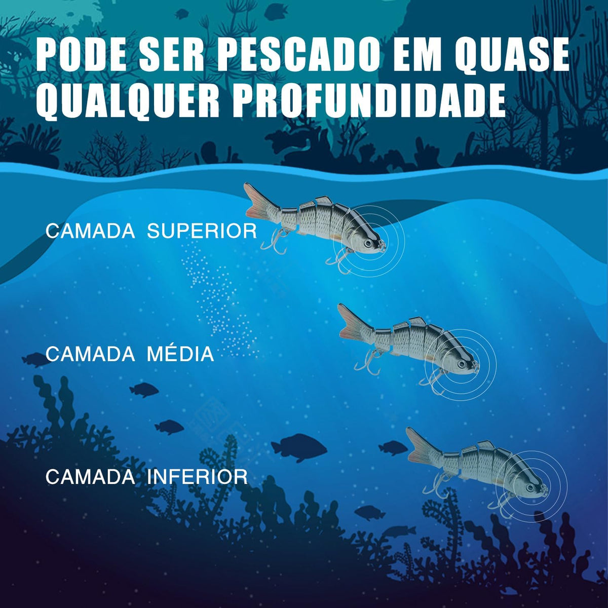 6-Segment Lifelike Fishing Lures