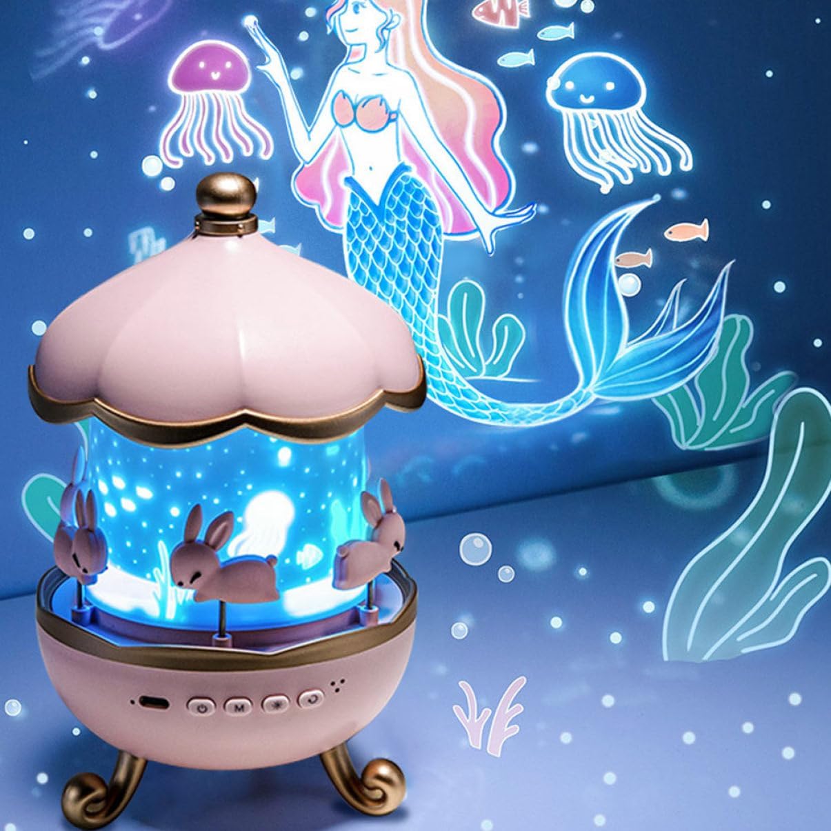 Magical Bunny Projection Lamp