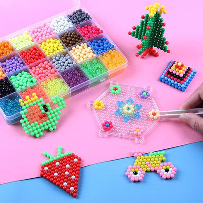 24-Color Water Fuse Bead Craft Kit