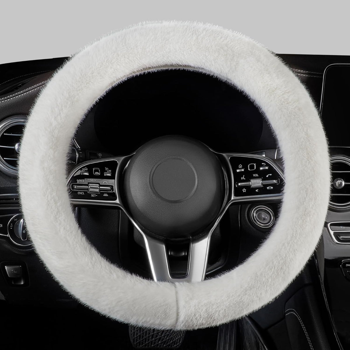 Premium Soft Plush Steering Wheel Cover