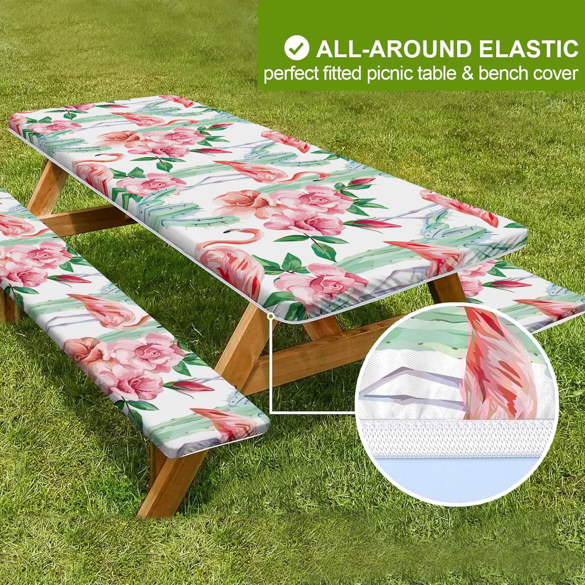 6Ft Waterproof Picnic Table Covers