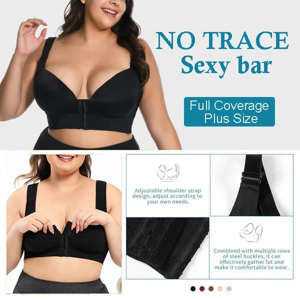 New Front Closure Comfortable Back Smoothing Bra