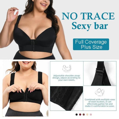 New Front Closure Comfortable Back Smoothing Bra
