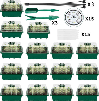 ✨LAST DAY 49% OFF🔥Adjustable Humidity Seed Starter Trays