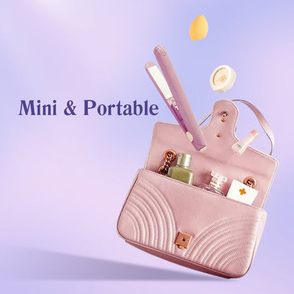 🔥49% OFF🔥2-in-1 Mini Curling Wand & Flat Iron Hair Straightener