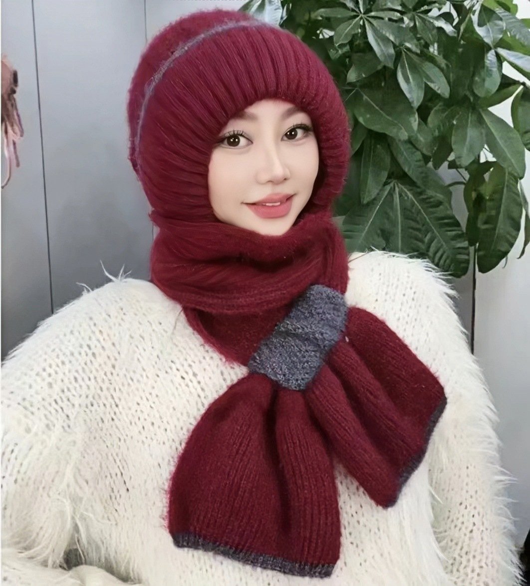 ❄️Hot Sale 49%OFF⛄Integrated Windproof Cap Scarf