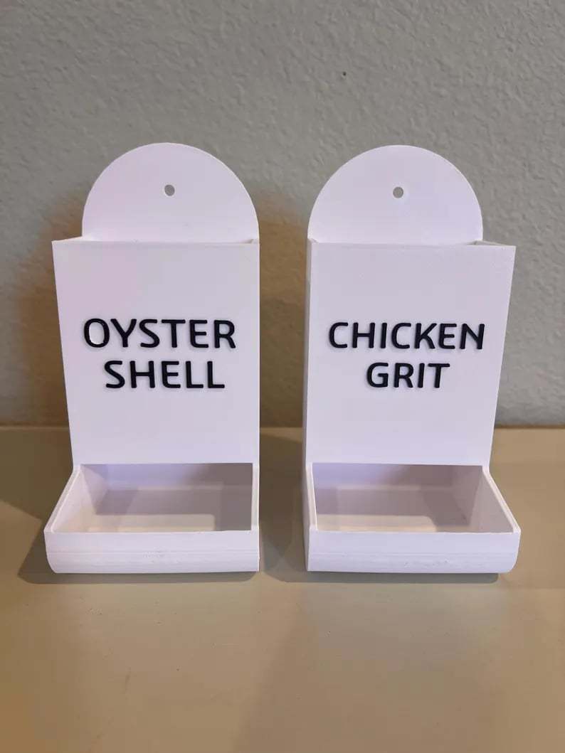 🚀Oyster Shell & Grit Feeder – Precision Nutrition, Zero Mess🐔