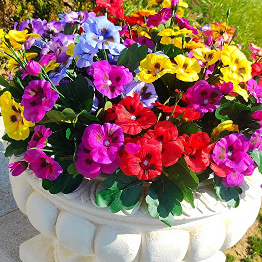 💐Outdoor Artificial Pansy Flowers