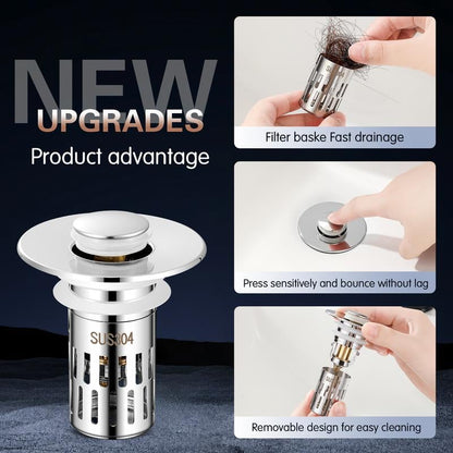🎄Universal Stainless Steel Drain Strainer