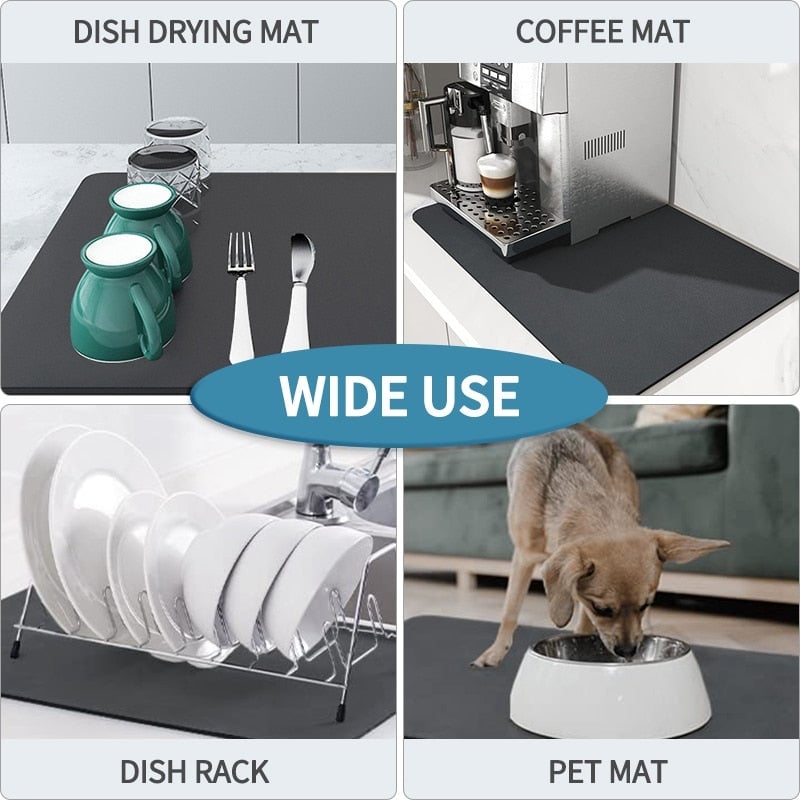 2023 New Kitchen Super Absorbent Draining Mat