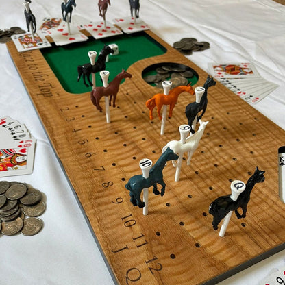 🐴Horse Races wood handmade party game!