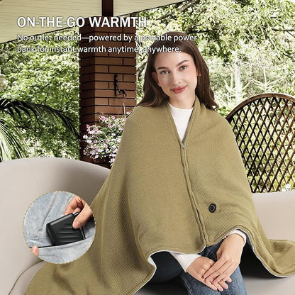 🎅Best Winter Gifts 🔥Portable Heated Shawl