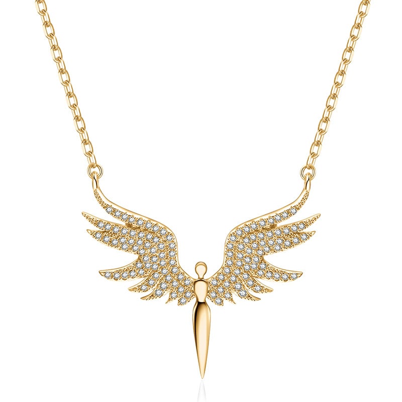 80% OFF Today Only! (4.8/5⭐⭐⭐⭐⭐)💕-Fashion Angel Necklace
