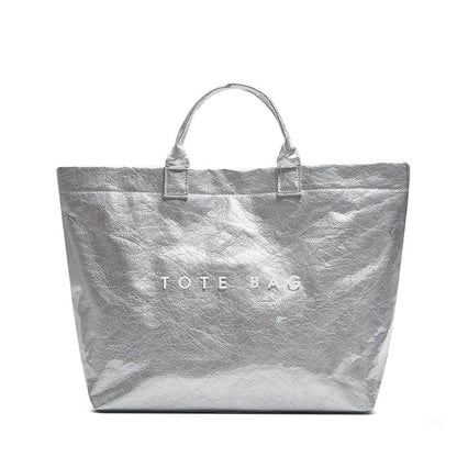 Women's Letters Print Tote Bag
