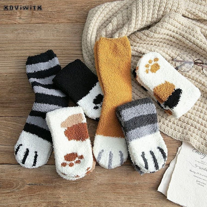 ⚡50% OFF Christmas Sale🎅Cute Cat Claw Socks