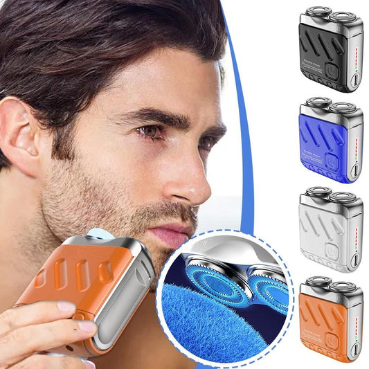 🔥Hot Sale 49% OFF - 🎁Portable Rotary Dual Ring Electric Shaver