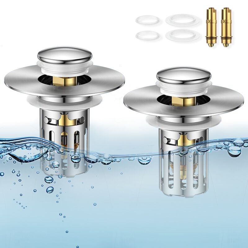 🔥Promotion Save- 49% OFF🔥-Universal 2-in-1 Bathroom SinkStopper