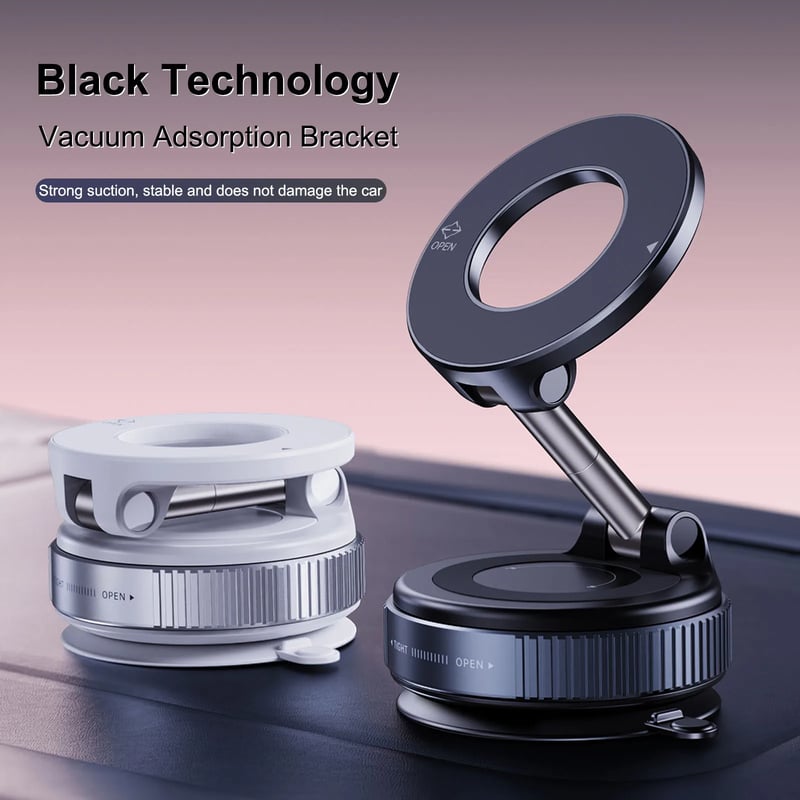 2025 Newest 360° Adjustable Vacuum Magnetic Suction Cup Phone Holder Mount