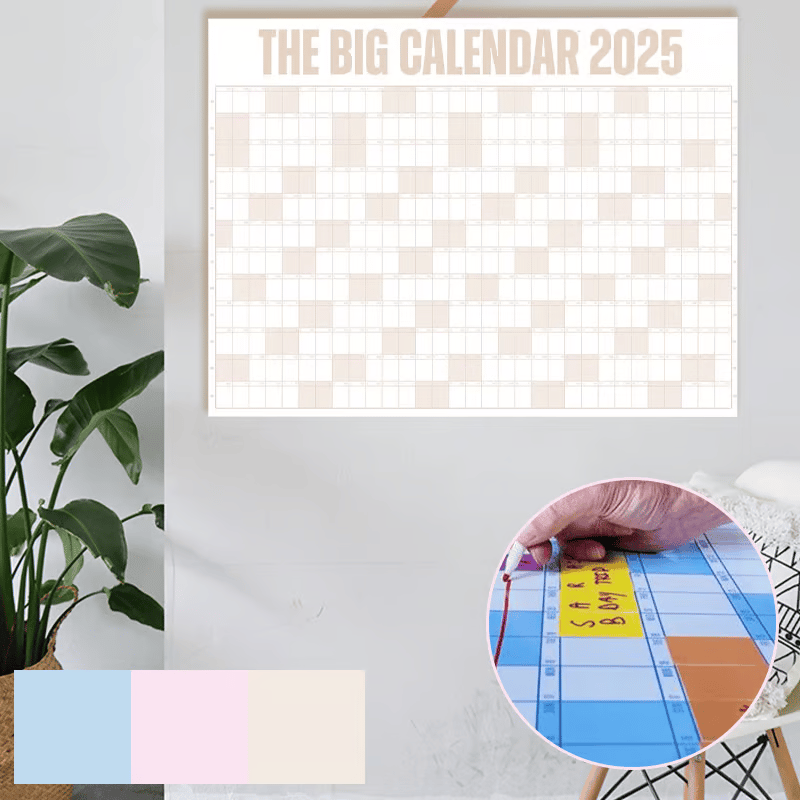 🎁Last Day Promotion 49% OFF🔥The Big Class Calendar 2025 | Dry Erase