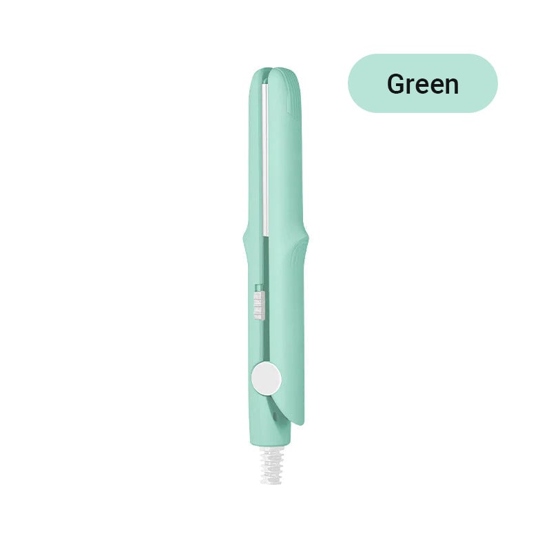 🔥49% OFF🔥2-in-1 Mini Curling Wand & Flat Iron Hair Straightener