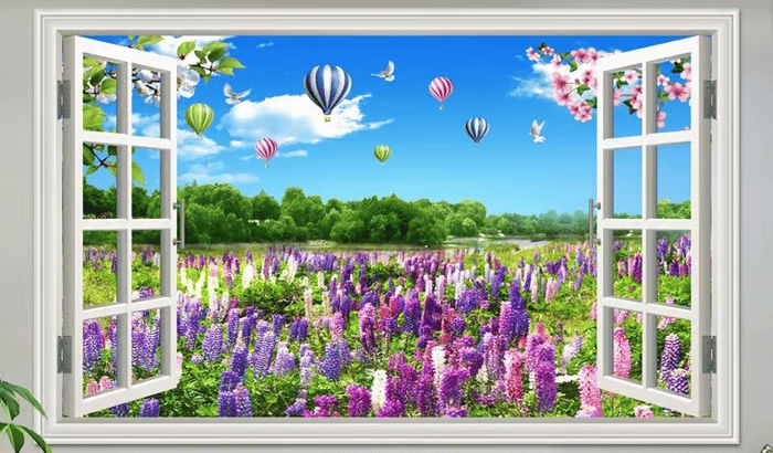 🌸🌸 Waterproof And Anti-Fouling Wall Landscape Painting