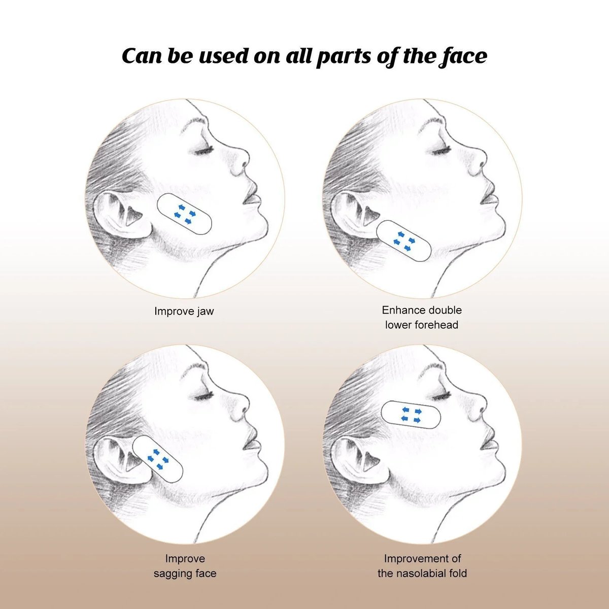 🔥Last Day 70% OFF🔥Invisible Face Lifter Tape✨Has a delicate V face(120pcs)