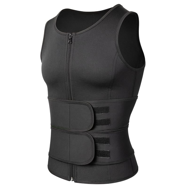 Men Body Shaper Waist Trainer Sauna Suit Sweat Vest Tank Tops Shapewear