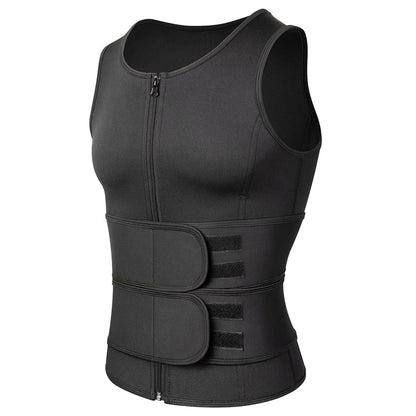 Men Body Shaper Waist Trainer Sauna Suit Sweat Vest Tank Tops Shapewear