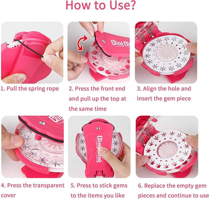 Magic Hair Gem Drill Machine